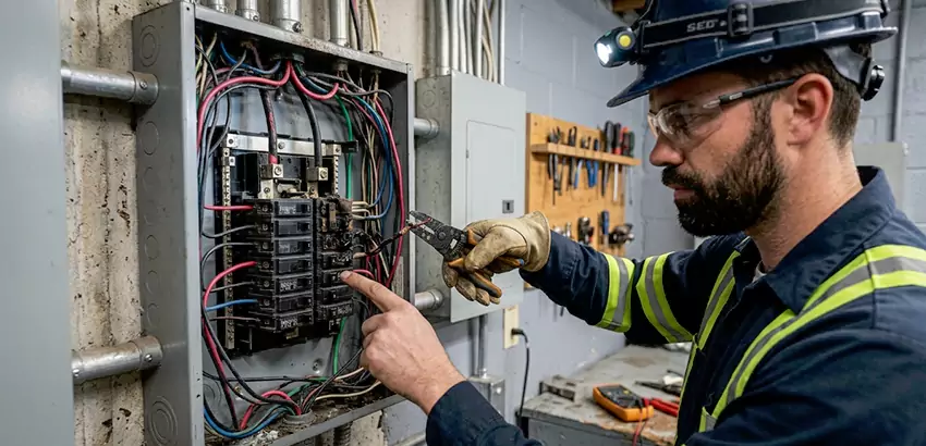 Breaker Box Short Circuit Repair in New Smyrna Beach